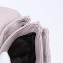 Miu Miu Studs Turn Lock Shoulder Bag Leather Purple Gold Auth am10057V-21