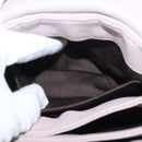 Miu Miu Studs Turn Lock Shoulder Bag Leather Purple Gold Auth am10057V-24