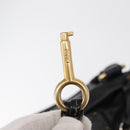 Chloe Paddington Hand Bag Leather Black Gold Silver Auth am10059-15