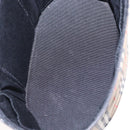 BURBERRY Nova Check Vanity Hand Bag Canvas Beige Gold Auth am10060V-17