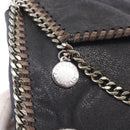 Stella MacCartney Chain Falabella Bag polyester Navy Silver 364519 Auth am10062V-14