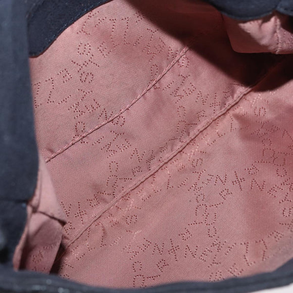 Stella MacCartney Chain Falabella Bag polyester Navy Silver 364519 Auth am10062V