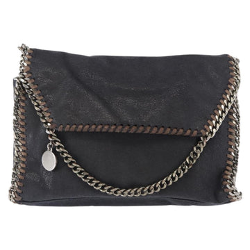 Stella MacCartney Chain Falabella Bag polyester Navy Silver 364519 Auth am10062V - 0