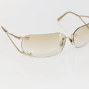 VERSACE Medusa Rimless Sunglasses metal Gold Tone Auth am10063-6