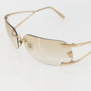 VERSACE Medusa Rimless Sunglasses metal Gold Tone Auth am10063-7