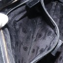 GUCCI GG Canvas Guccissima Shoulder Bag Leather Black Gold 201446 Auth am10066-22