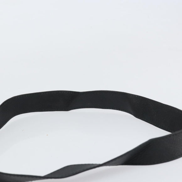 GUCCI GG Canvas Guccissima Shoulder Bag Leather Black Gold 201446 Auth am10066