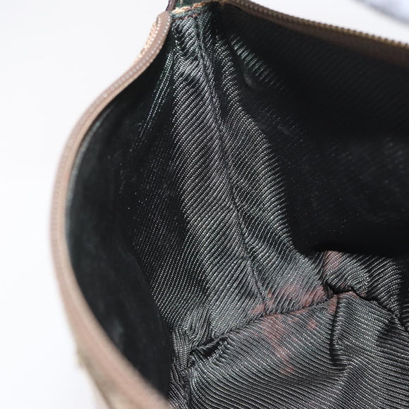 GUCCI GG Canvas Sherry Line Hand Bag Beige Gold 141809 Auth am10067V