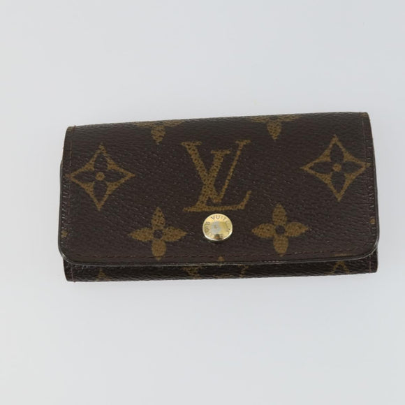 LOUIS VUITTON Monogram Damier Multicles 4 Key Case 5 Set LV Auth am10069