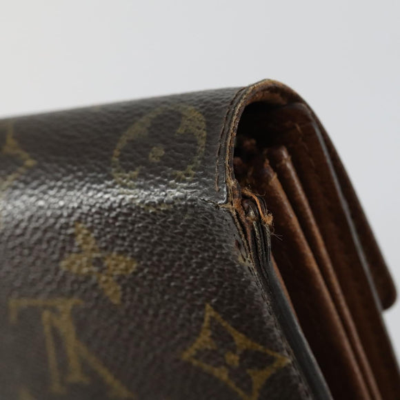 LOUIS VUITTON Monogram Pochette Porte Monnaie Credit 3 Set M61725 Auth am10071