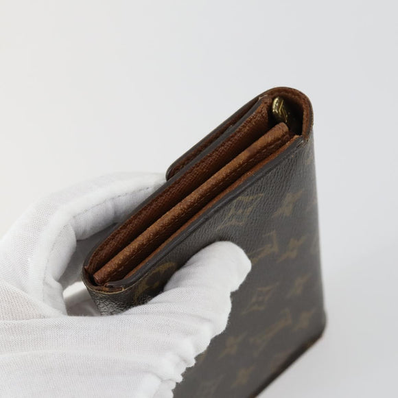 LOUIS VUITTON Monogram Pochette Porte Monnaie Credit 3 Set M61725 Auth am10071