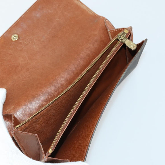 LOUIS VUITTON Monogram Pochette Porte Monnaie Credit 3 Set M61725 Auth am10071