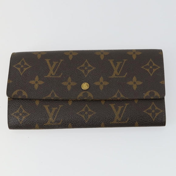 LOUIS VUITTON Monogram Pochette Porte Monnaie Credit 3 Set M61725 Auth am10071