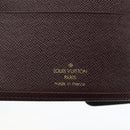 LOUIS VUITTON Taiga Agenda MM Day Planner Cover Acajou R20416 LV Auth am10073-17