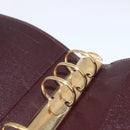 LOUIS VUITTON Taiga Agenda MM Day Planner Cover Acajou R20416 LV Auth am10073-10