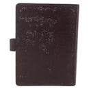 LOUIS VUITTON Taiga Agenda MM Day Planner Cover Acajou R20416 LV Auth am10073-2