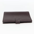 LOUIS VUITTON Taiga Agenda MM Day Planner Cover Acajou R20416 LV Auth am10073-3