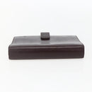 LOUIS VUITTON Taiga Agenda MM Day Planner Cover Acajou R20416 LV Auth am10073-4