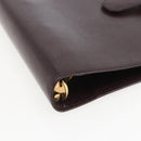 LOUIS VUITTON Taiga Agenda MM Day Planner Cover Acajou R20416 LV Auth am10073-14