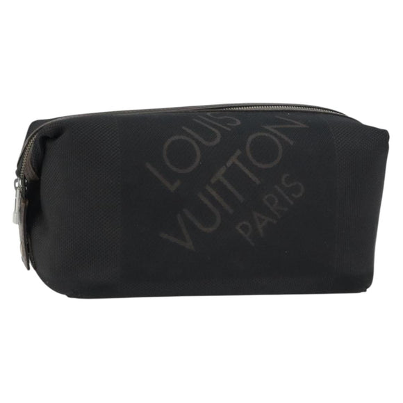 LOUIS VUITTON Damier Geant Trousse Albatross Bag Black Noir M93091 Auth am10074