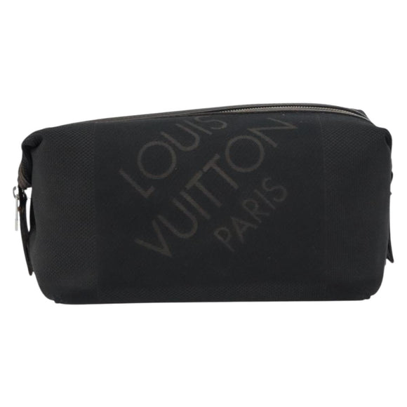 LOUIS VUITTON Damier Geant Trousse Albatross Bag Black Noir M93091 Auth am10074