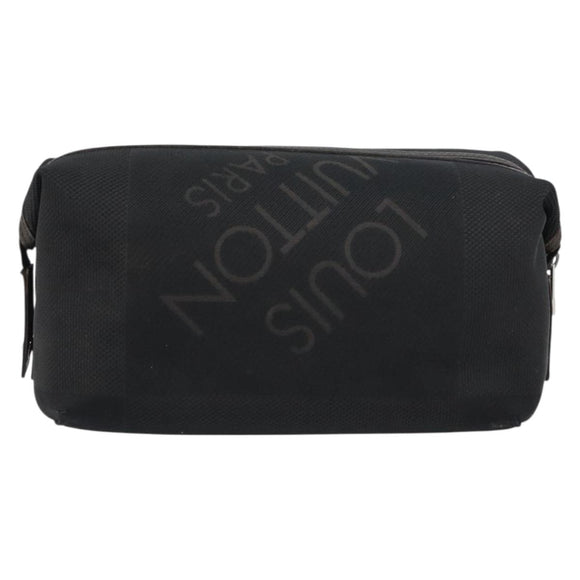 LOUIS VUITTON Damier Geant Trousse Albatross Bag Black Noir M93091 Auth am10074