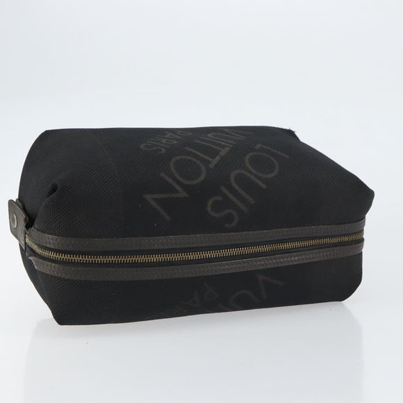 LOUIS VUITTON Damier Geant Trousse Albatross Bag Black Noir M93091 Auth am10074