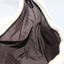 GUCCI GG Canvas Shoulder Bag Suede White Silver 000 0602 Auth am10075-18