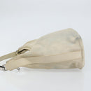 GUCCI GG Canvas Shoulder Bag Suede White Silver 000 0602 Auth am10075-5