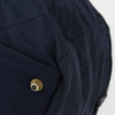 PRADA Chain Tote Bag Nylon Navy Gold Auth am10079-15