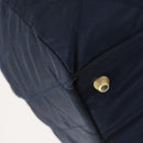 PRADA Chain Tote Bag Nylon Navy Gold Auth am10079-18