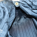 PRADA Chain Tote Bag Nylon Navy Gold Auth am10079-20