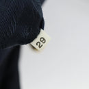 PRADA Chain Tote Bag Nylon Navy Gold Auth am10079-12