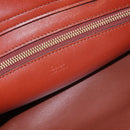 Chloe Tote Bag Leather Brown Gold Auth am10080-15