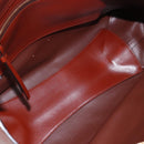 Chloe Tote Bag Leather Brown Gold Auth am10080-17