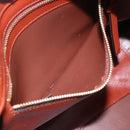 Chloe Tote Bag Leather Brown Gold Auth am10080-20