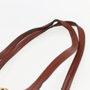 Chloe Tote Bag Leather Brown Gold Auth am10080-8