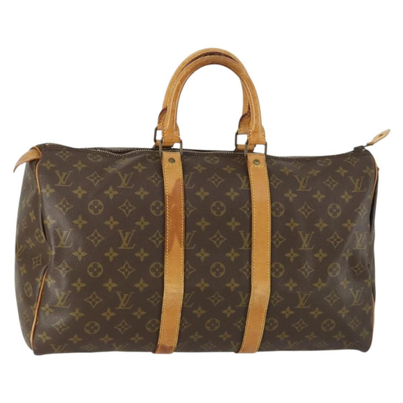 LOUIS VUITTON Monogram Keepall 45 Boston Bag Vintage M41428 LV Auth am10081