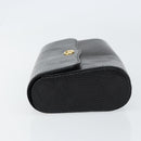 GUCCI Clutch Bag Embossed leather Black Gold Auth am10083-4