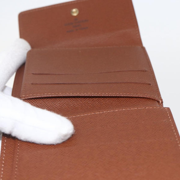 LOUIS VUITTON Porte Monnaie Bier Cartes Crdit Wallet M61652 LV Auth am10084V