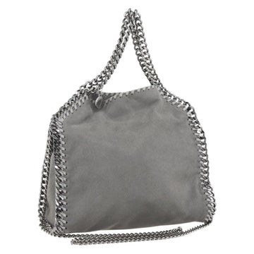 Stella MacCartney Chain Falabella Bag polyester Gray Silver 371223 Auth am10085V