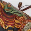 Salvatore Ferragamo Flower Tote Bag PVC Multicolor Gold Auth am10086-15