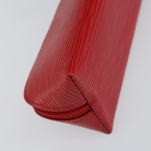 LOUIS VUITTON Epi Trousse Crayons Pen Case Red M56547 LV Auth am10091