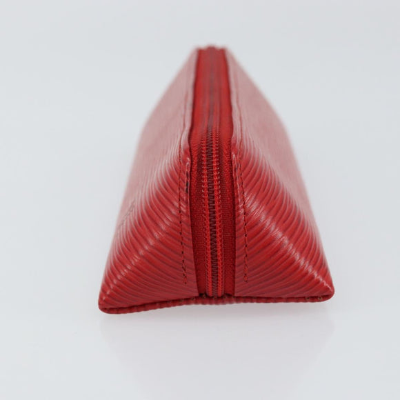 LOUIS VUITTON Epi Trousse Crayons Pen Case Red M56547 LV Auth am10091