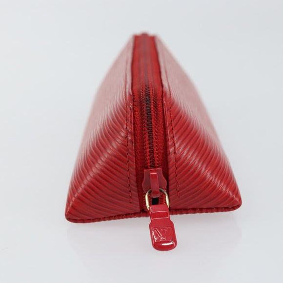 LOUIS VUITTON Epi Trousse Crayons Pen Case Red M56547 LV Auth am10091