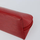 LOUIS VUITTON Epi Trousse Crayons Pen Case Red M56547 LV Auth am10091-7