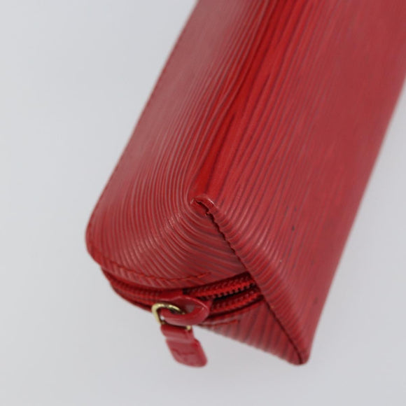 LOUIS VUITTON Epi Trousse Crayons Pen Case Red M56547 LV Auth am10091