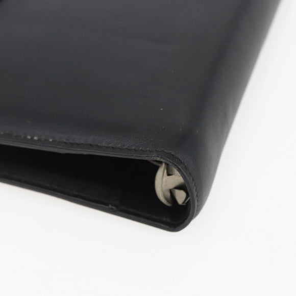 GUCCI Day Planner Cover Leather Black 031 2118 0915 Auth am10095