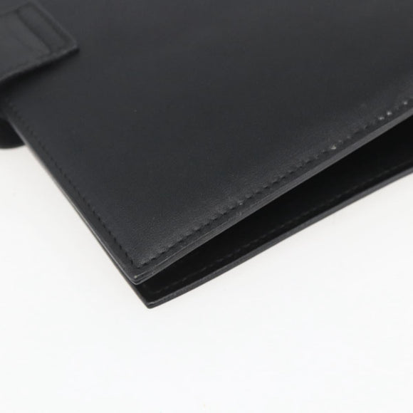 GUCCI Day Planner Cover Leather Black 031 2118 0915 Auth am10095