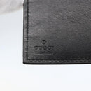 GUCCI Day Planner Cover Leather Black 031 2118 0915 Auth am10095-13